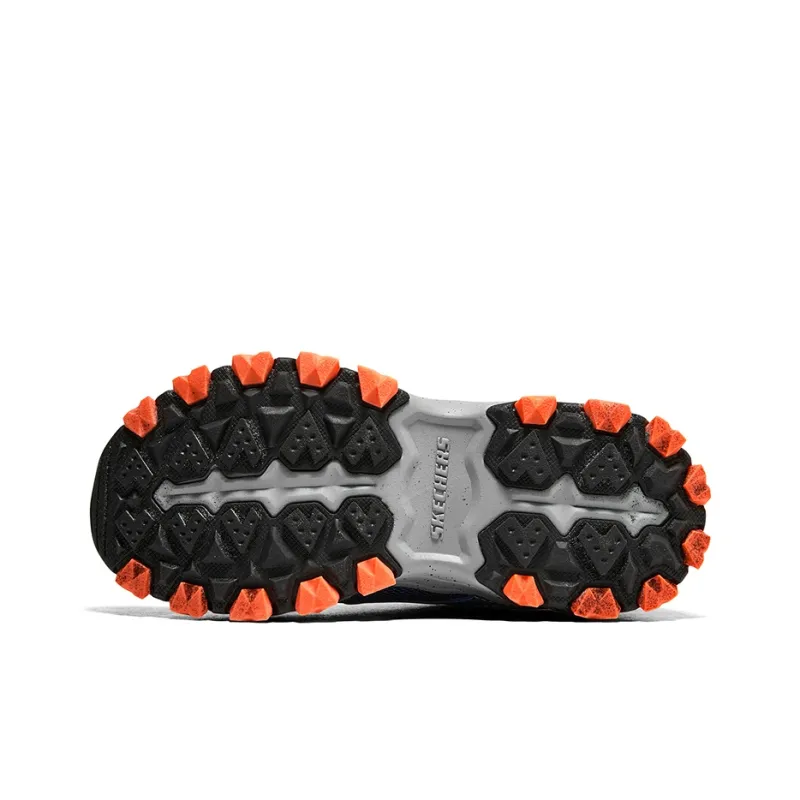 Skechers Rugged Summits Anti-Kick Low-Top Kids' Running Shoes Blue Orange Teenagers-4