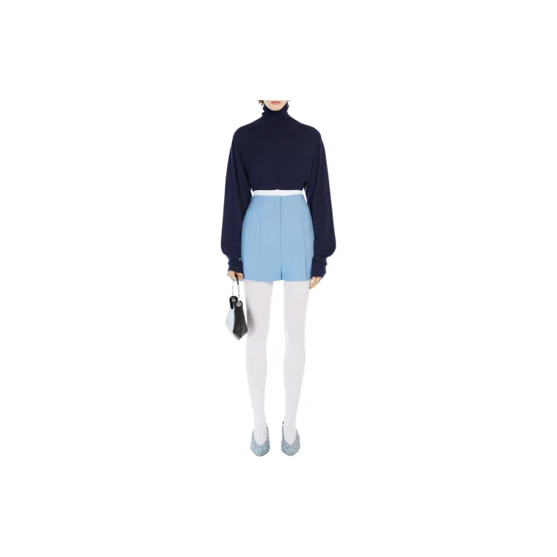 SportMax Ululato Roll Neck Cropped Jumper-1