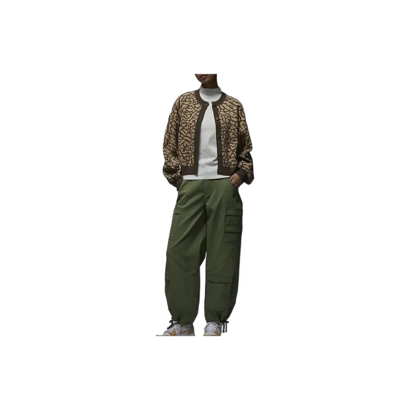 Jordan CHICAGO Knitted Sweatpants Women's Green-2