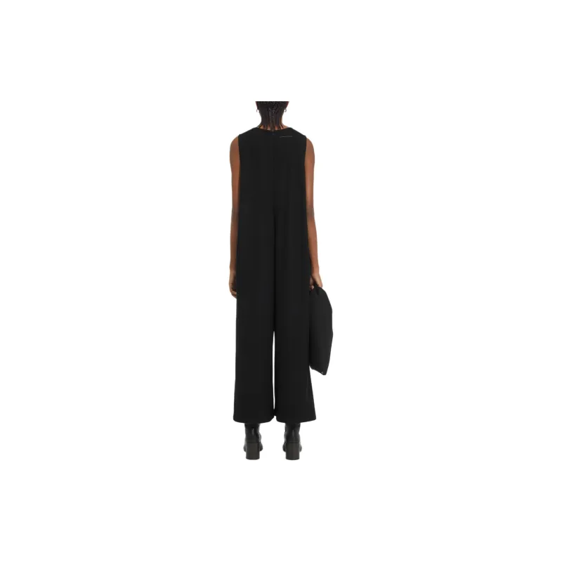 MM6 Maison Margiela Sleeveless Jersey Jumpsuit-2