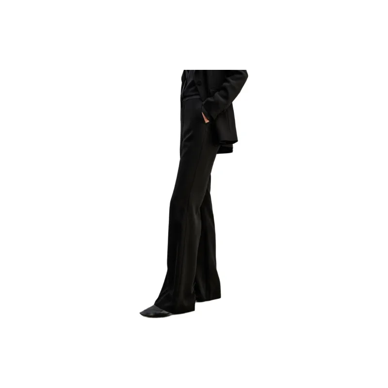 JZ. ANNAKRO Casual Pants Women's Plain Black-2
