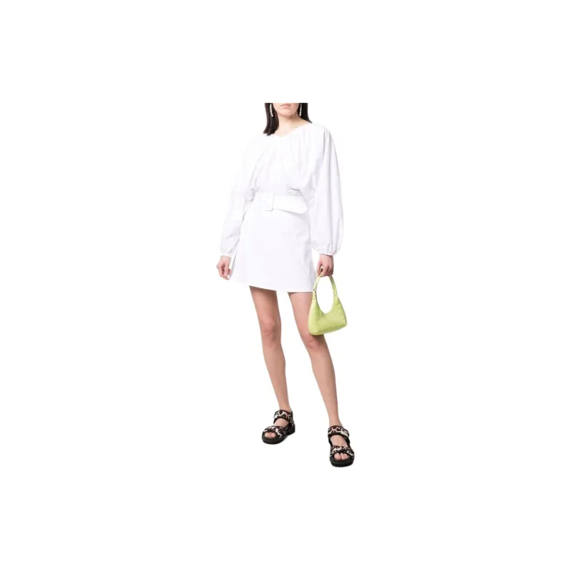 Patou Oversize collar Cotton Dress-1