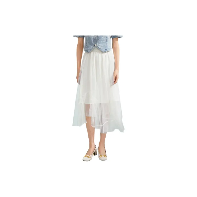 Yu Qianwen Casual Long Skirts Women's-5