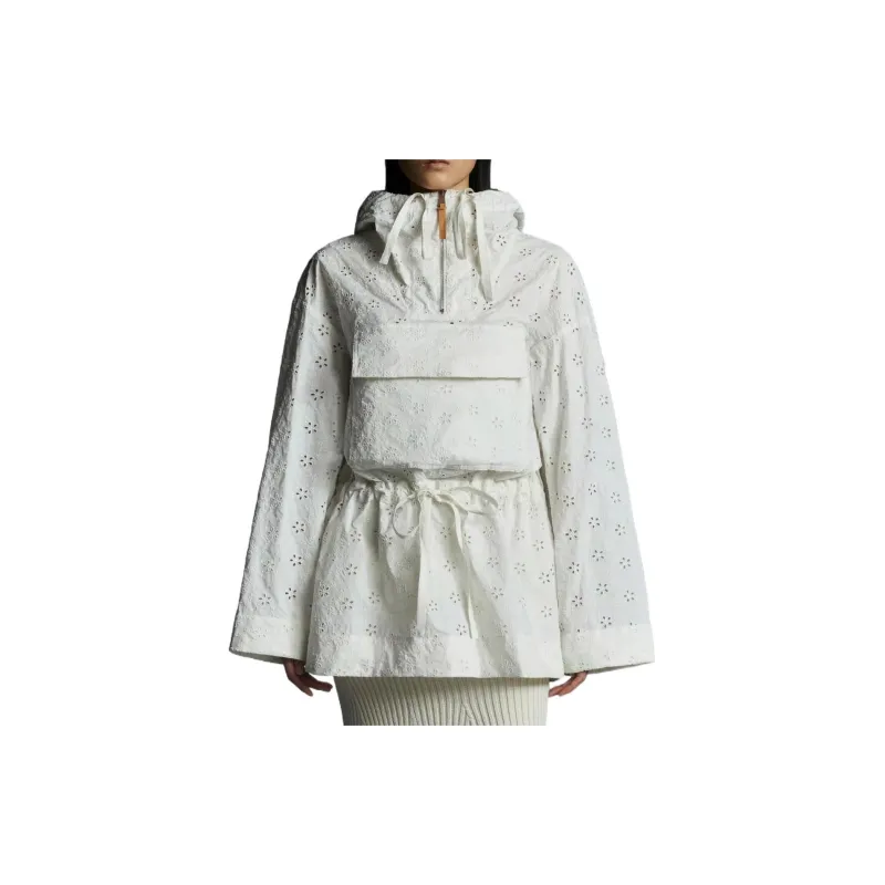 Moncler SS22 Trench Coat Women's White-2
