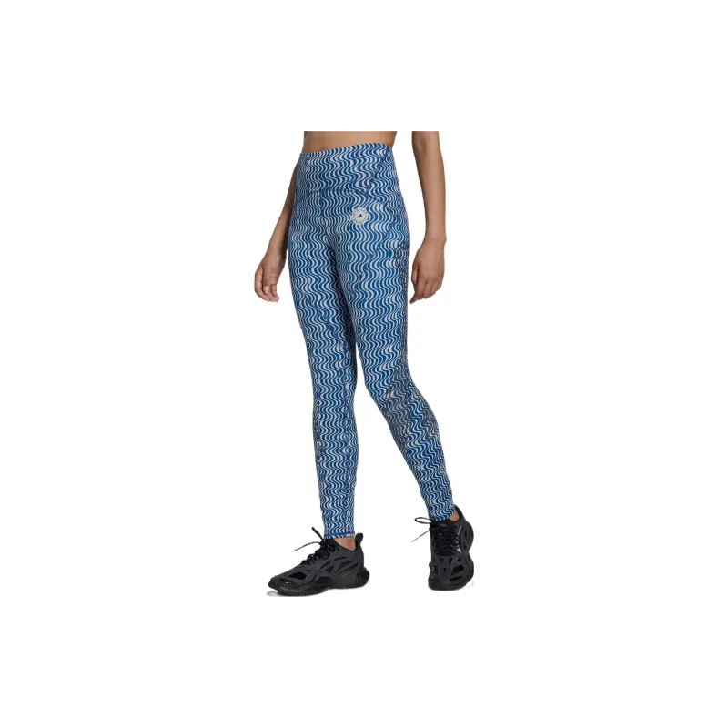 Adidas Sports Pants Women's Blue With White Lettering-3