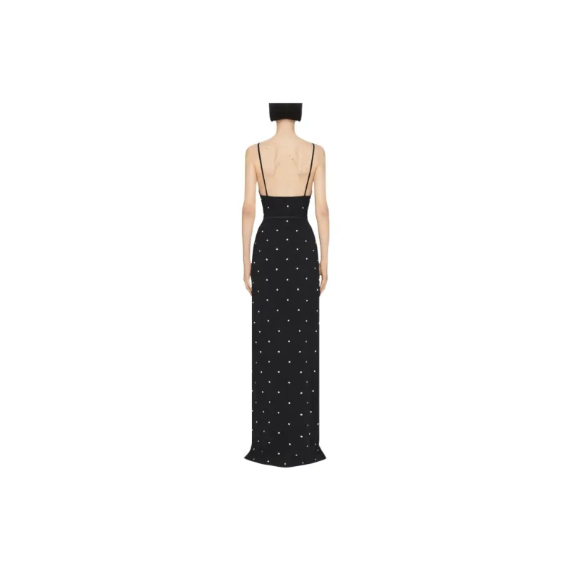 GIVENCHY SS24 Slip Dress Women's Black-2