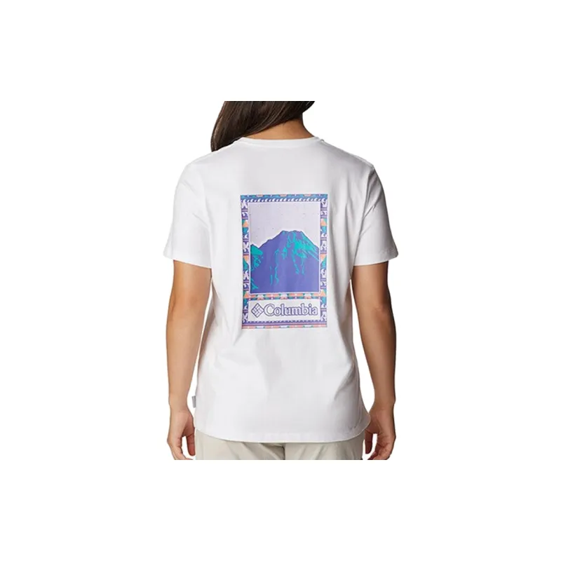 Columbia T Shirts Women's White-3