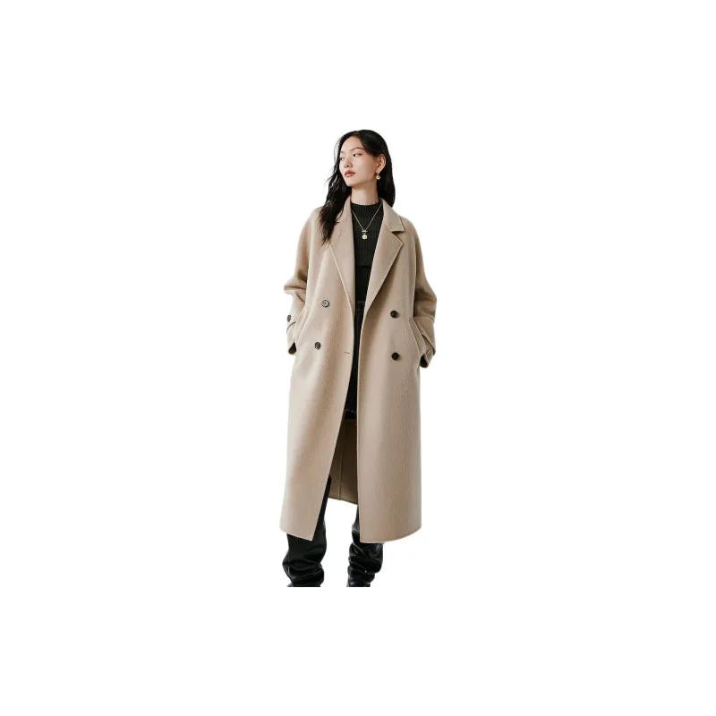 Hopeshow Coats Women's Dark Beige-1
