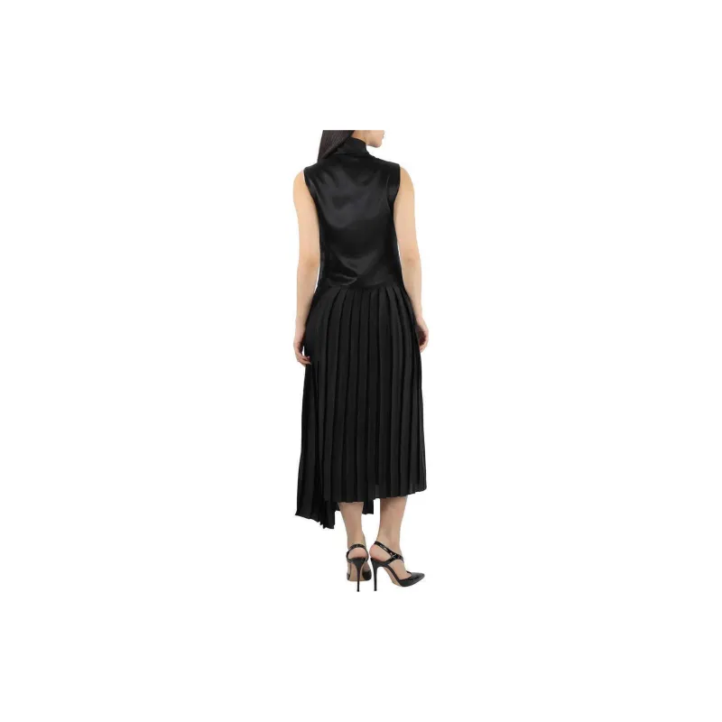 Burberry Sleeveless Dresses Women's Black-3