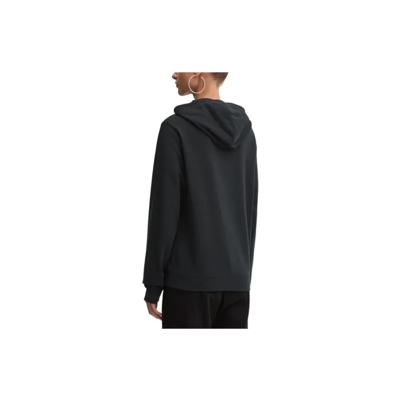 Converse Y2K Heart Pullover Hoodie Sweatshirt Women's Black-4