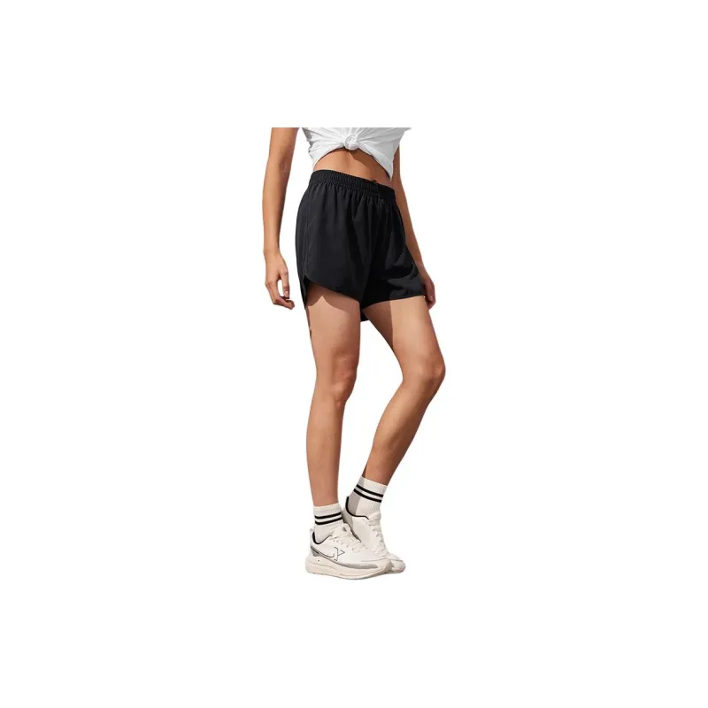 XTEP Casual Shorts Women's Jet Black-3