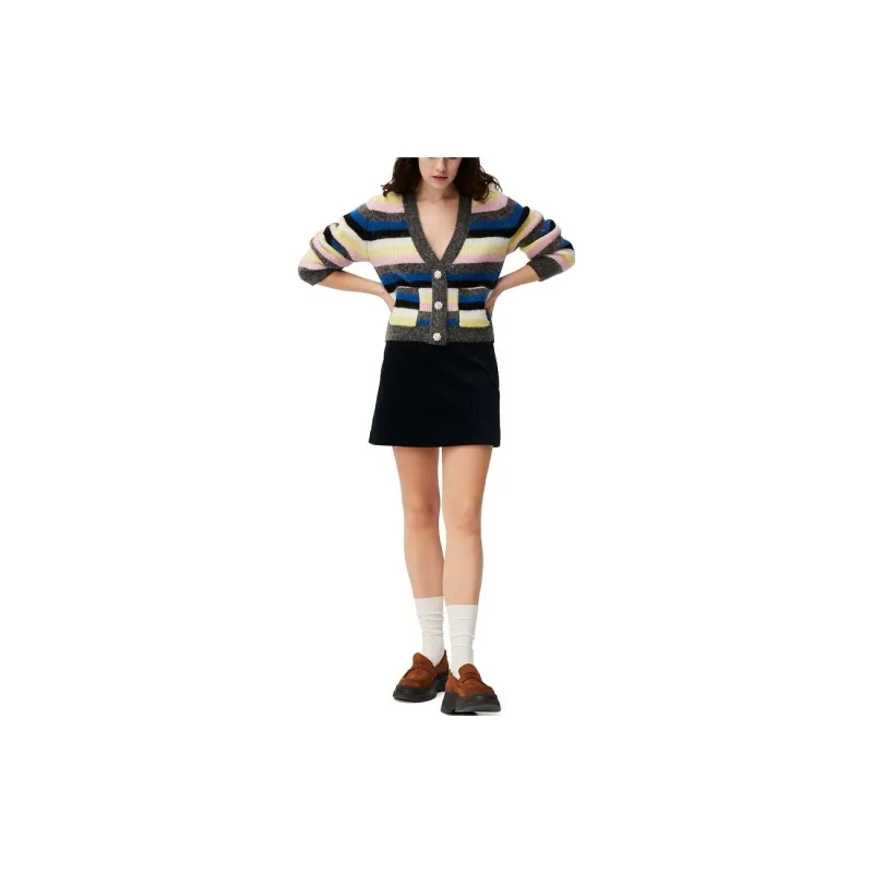 GANNI Cardigan 'Nautical Blue'-1