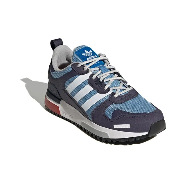 Adidas Originals ZX 700 Breathable And Wear resistant Low Top Sports Casual Shoes Black Blue Teenagers-2