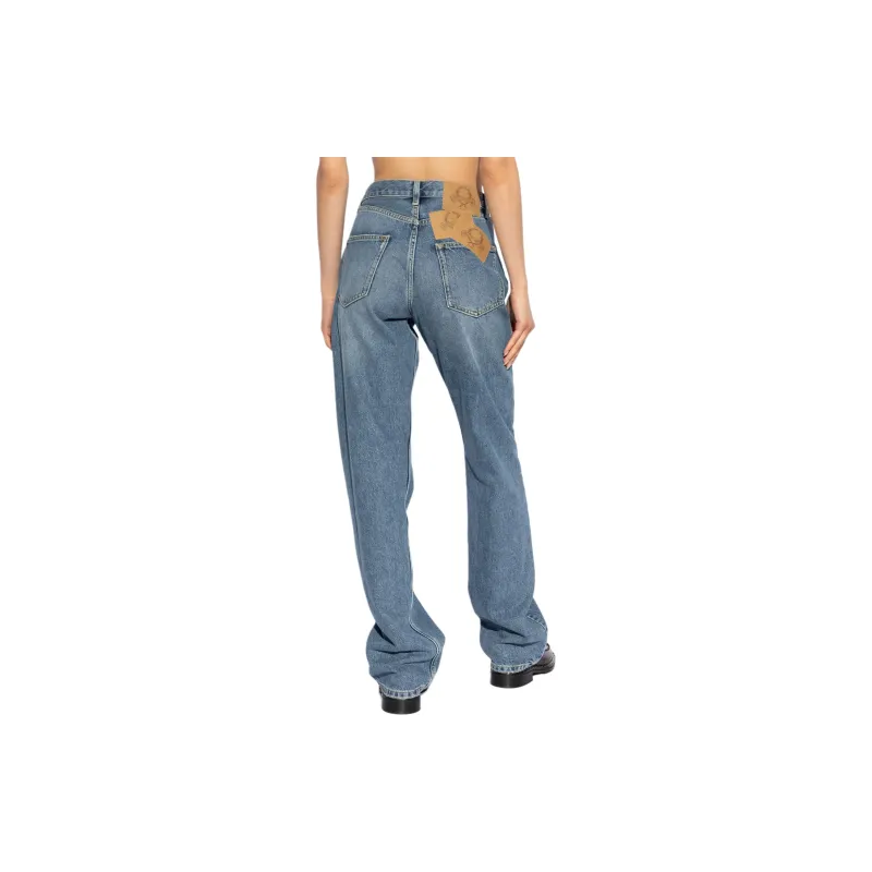 MOSCHINO High rise Jeans-3