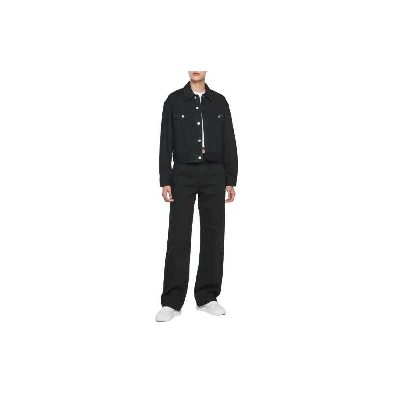 CALVIN KLEIN Denim Jacket Women's Black-2