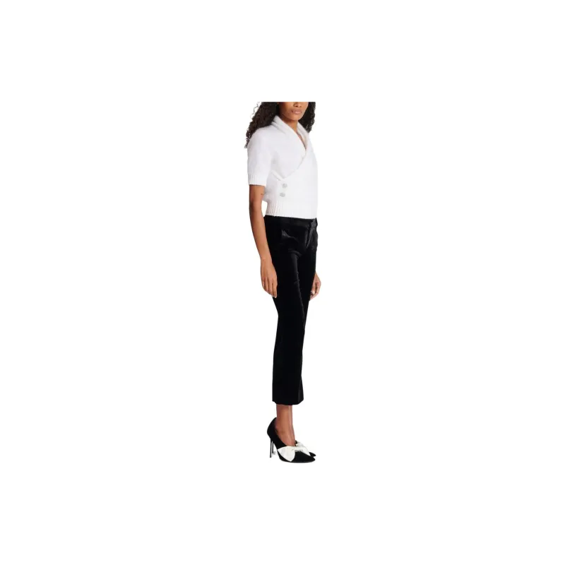 BALMAIN Velvet Trousers-4