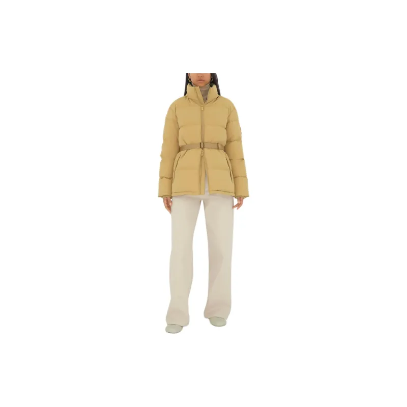 Burberry Belted Waist Hooded Down Jacket-4
