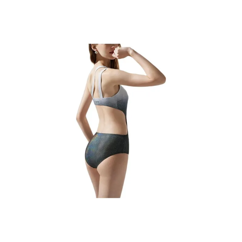 Watertime One piece Swimsuit Women's Silver-2