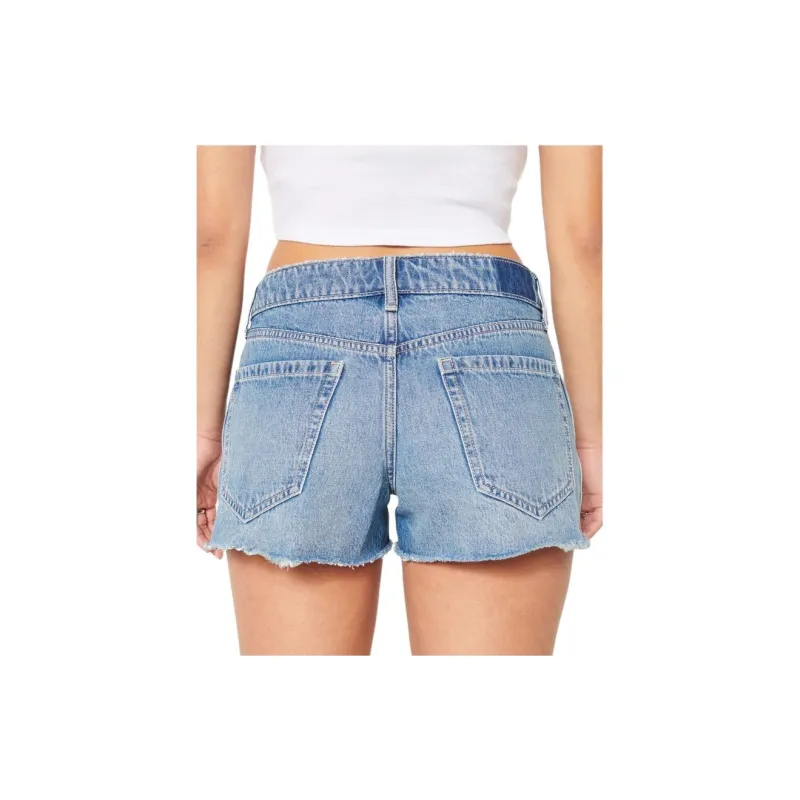 Hollister Denim Shorts Women's Blue-3