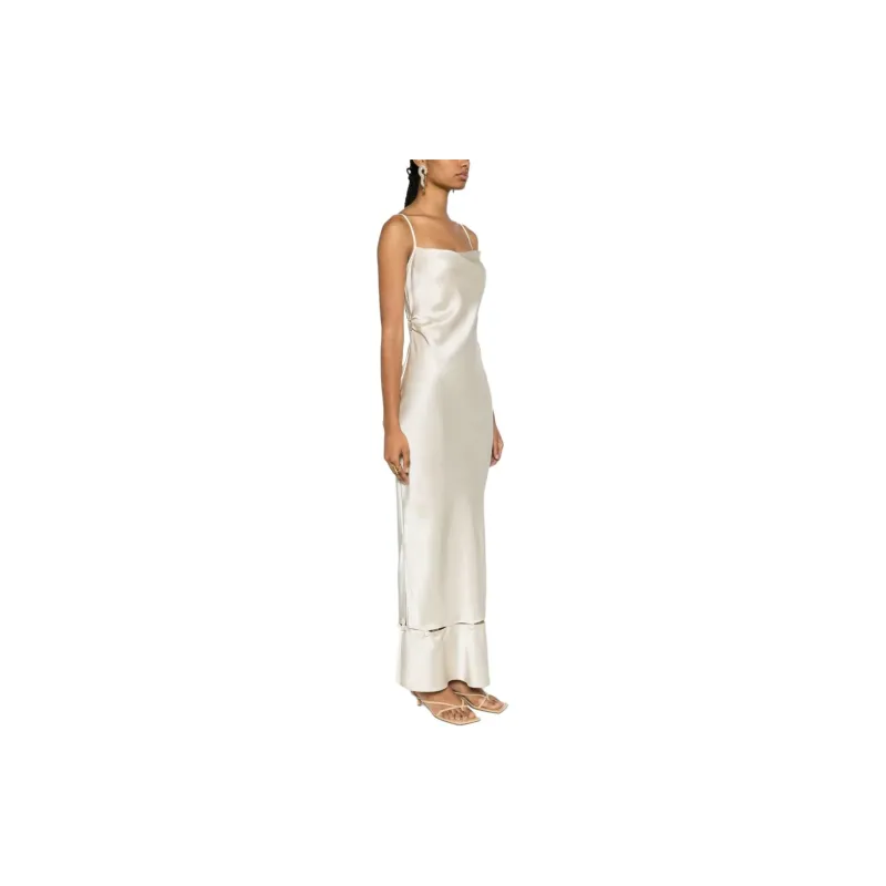 NANUSHKA Peplum hem Midi Dress-4