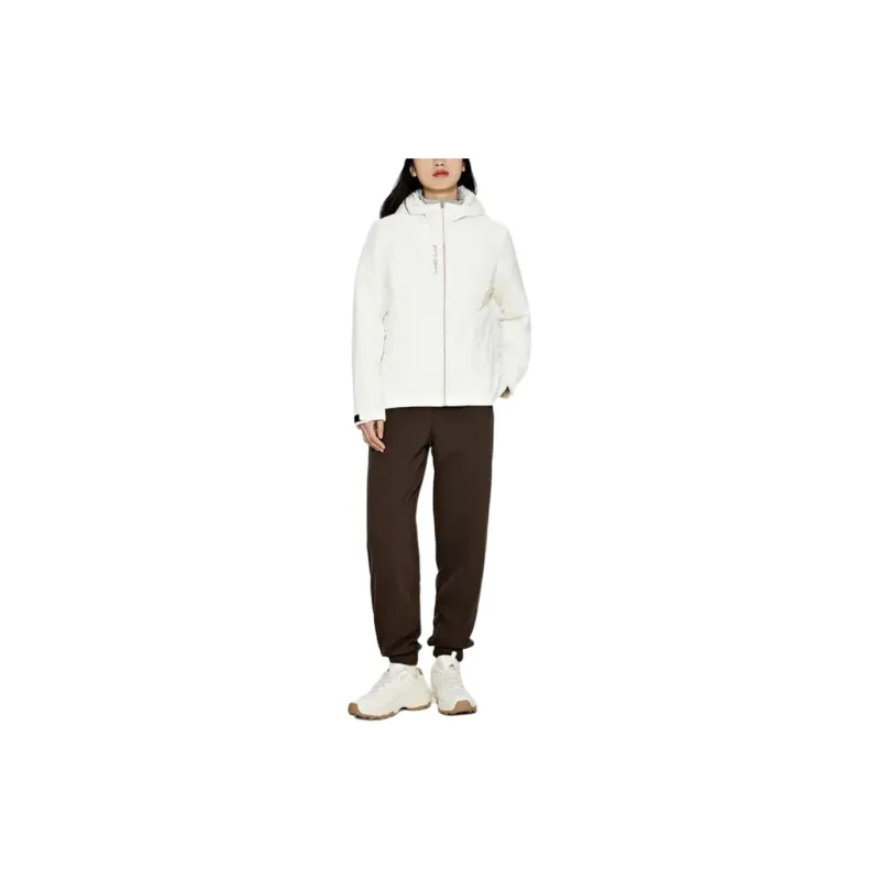 Kappa Puffer Jacket Women's White-3