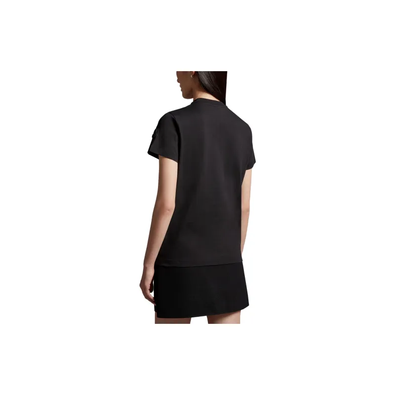 Moncler Logo flocked T shirt-3