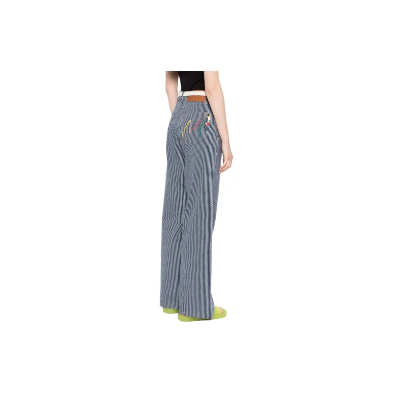 Mira Mikati Striped Straight leg Trousers-2
