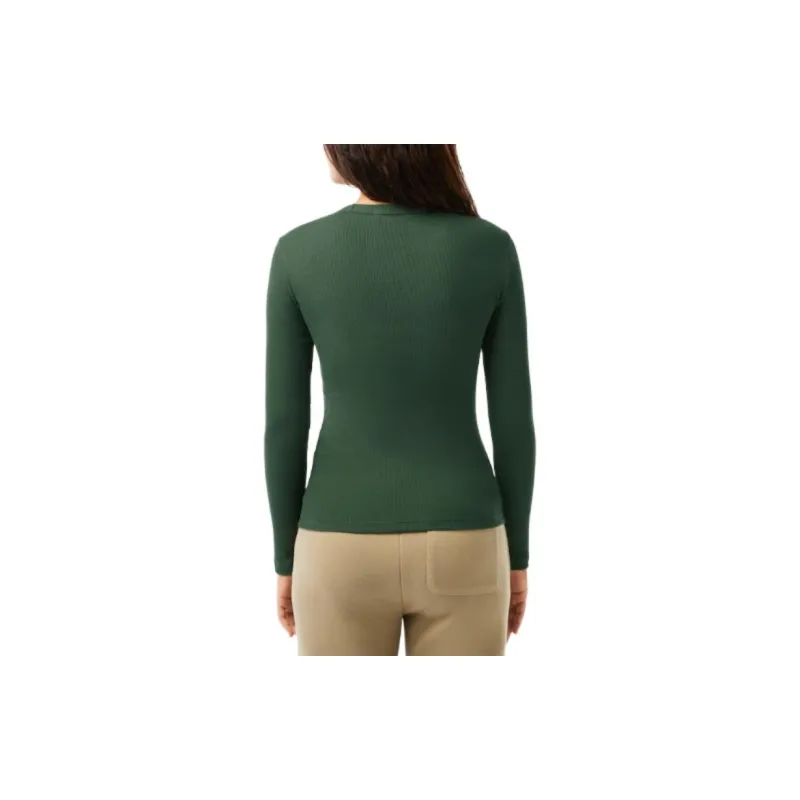 LACOSTE T-Shirt Women's Dark Green-3
