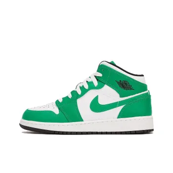 Jordan 1 Mid Lucky Green GS