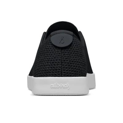 Allbirds Tree Skippers Anti-Slip Wear-Resistant Low-Top Skateboard Shoes Women's Obsidian Black-4