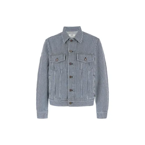 CELINE Denim Jackets Men Blue