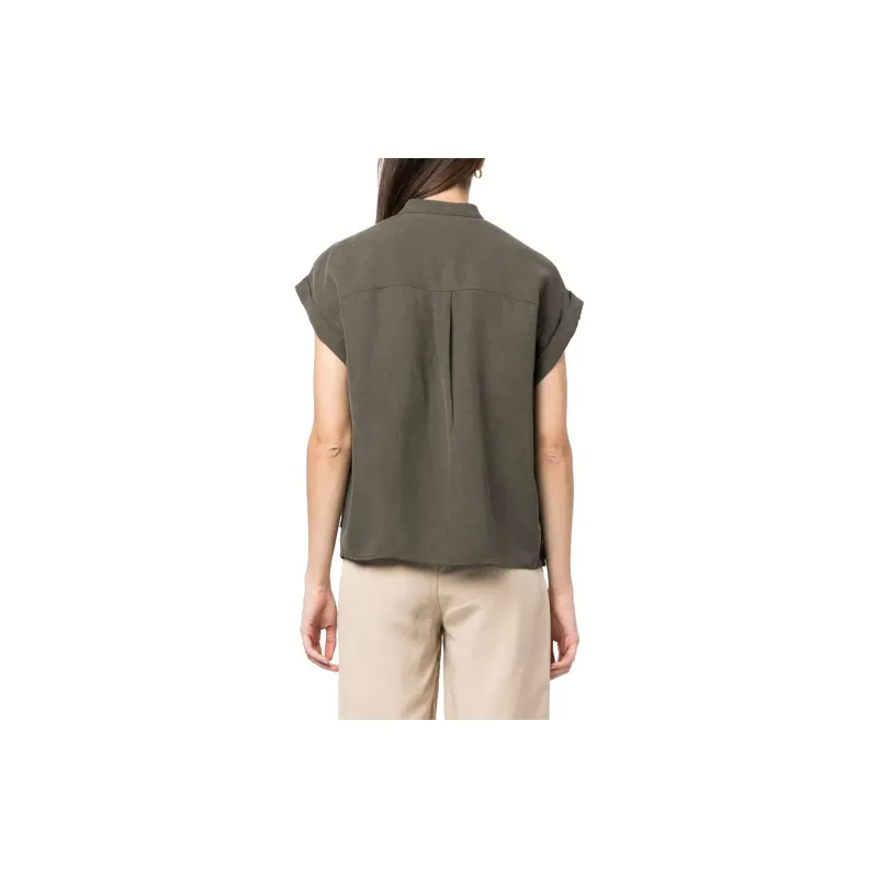 WOOLRICH Turn Up Cuff Buttoned Shirt-2