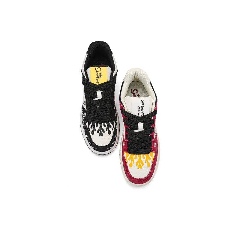 The Simpsons Low Top Skateboard Shoes Unisex-31