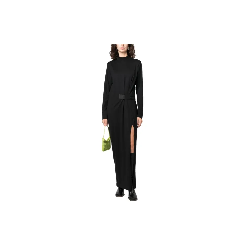 MSGM Long Sleeved Dresses Women's Black-1