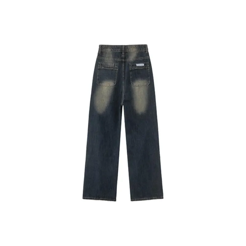 YINLEI Jeans Women's Gray Blue-1