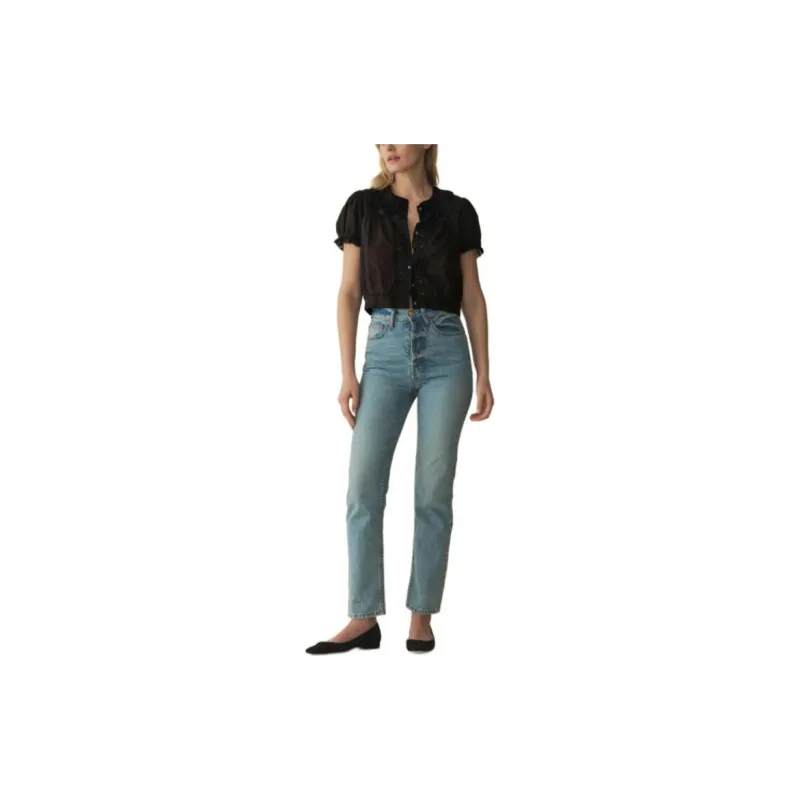 DOEN SKYLARK TOP Shirt Women's Black-1
