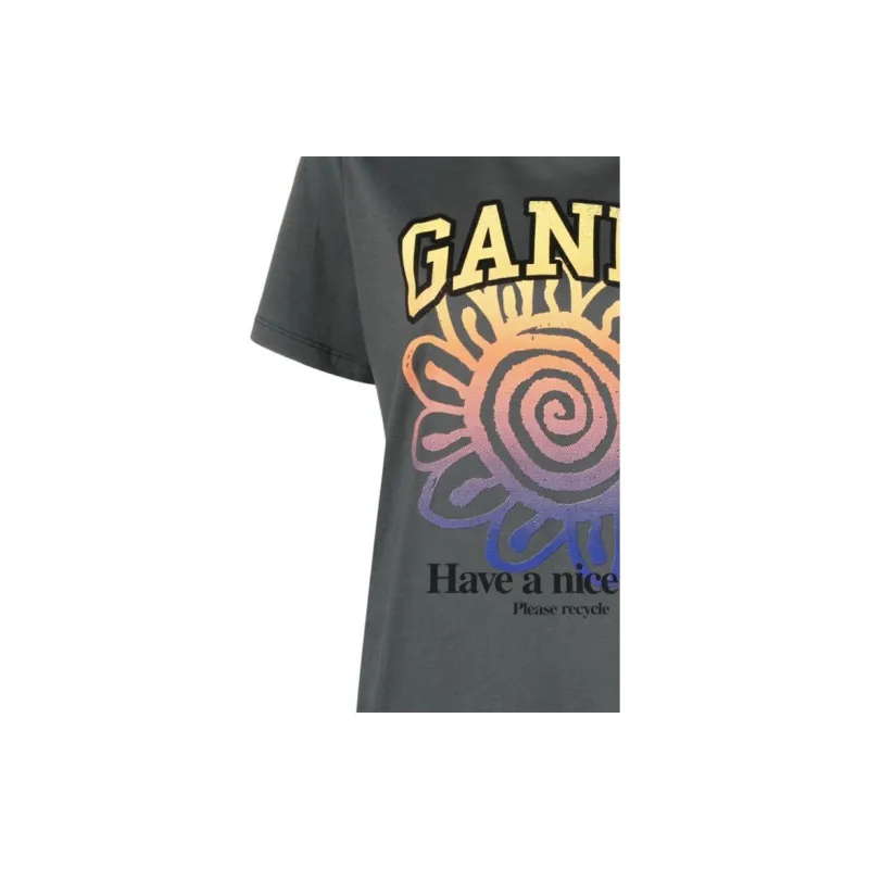 GANNI T Shirts Women's White-1