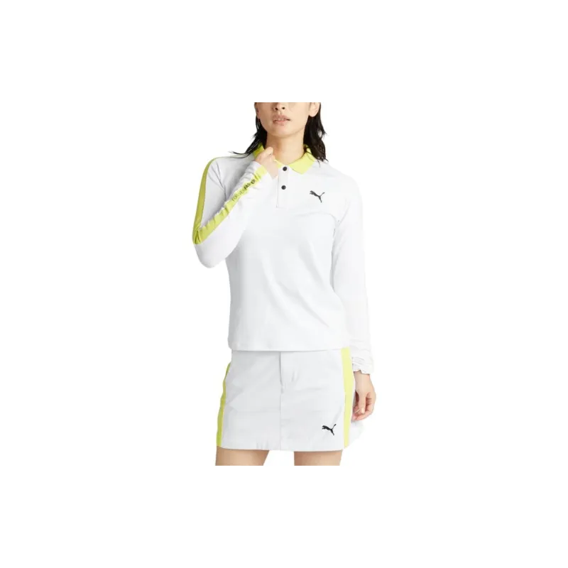 PUMA DRYCELL Polo Shirt Women's White Light-4