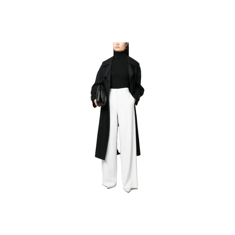 GIORGIO ARMANI Low Rise Wide Leg Loose Fit Trousers-1