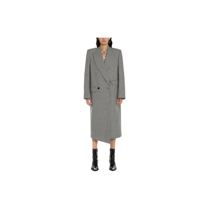 Alexander McQueen Houndstooth pattern Peacoat-1