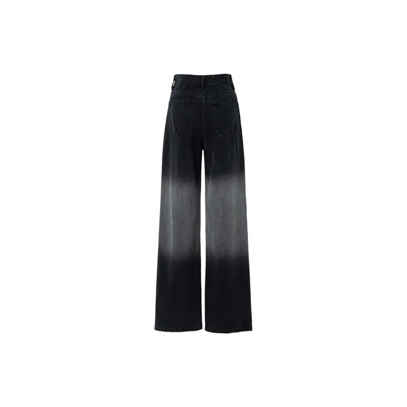 SOON FLOWER Jeans Women's Black Gray Color-1