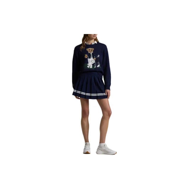 Ralph Lauren FW24 Knitwear Women's Elegant Dark Blue-1