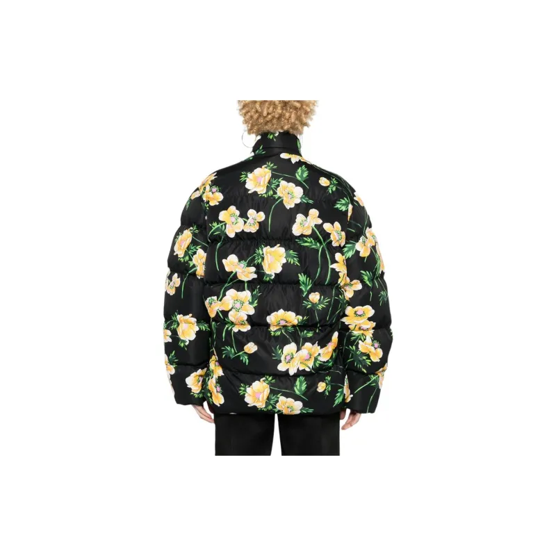 Balenciaga Short Down Jacket Black/Yellow-3
