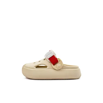 KAPPA KIDS Anti Slip And Wear Resistant Lightweight Kids' Slippers Beige/Royal Red Kids'