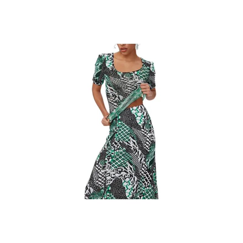DVF Diane Von Furstenberg FW24 Shirt Women's Green-2