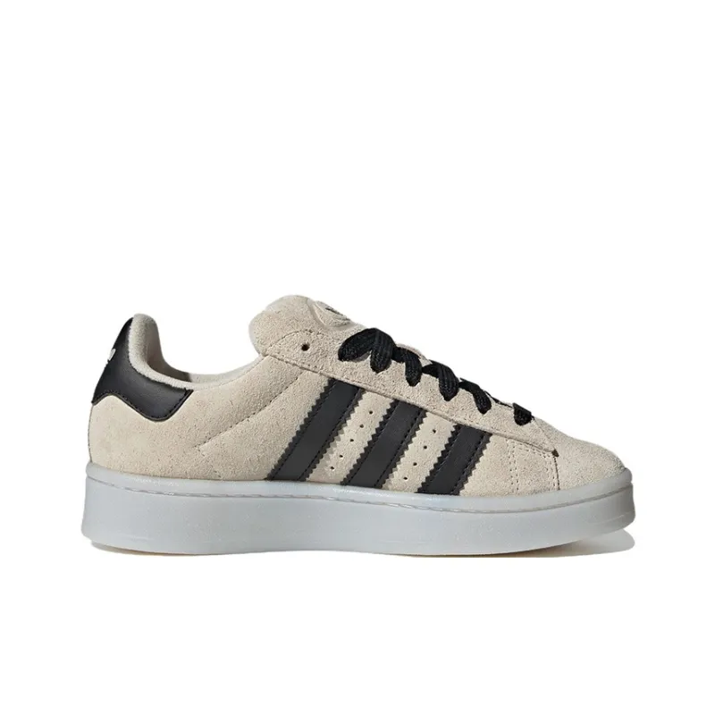 Adidas Originals CAMPUS 00s Low Top Kids' Skateboarding Shoes Beige Gray Grade School-1