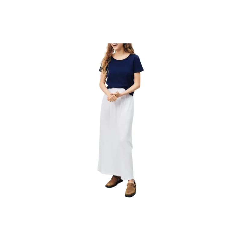 AMERICAN VINTAGE A.M SS24 JUPE FEMME SULLY Casual Long Skirts Women's White-1