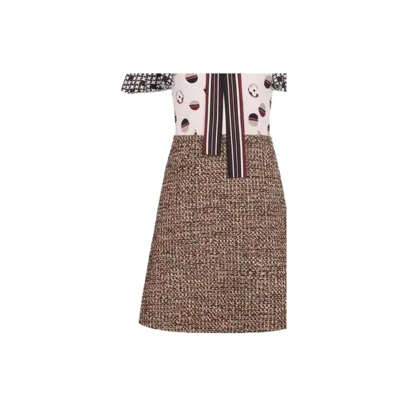 LOUIS VUITTON Short Sleeved Dresses Women's Multicolor-2
