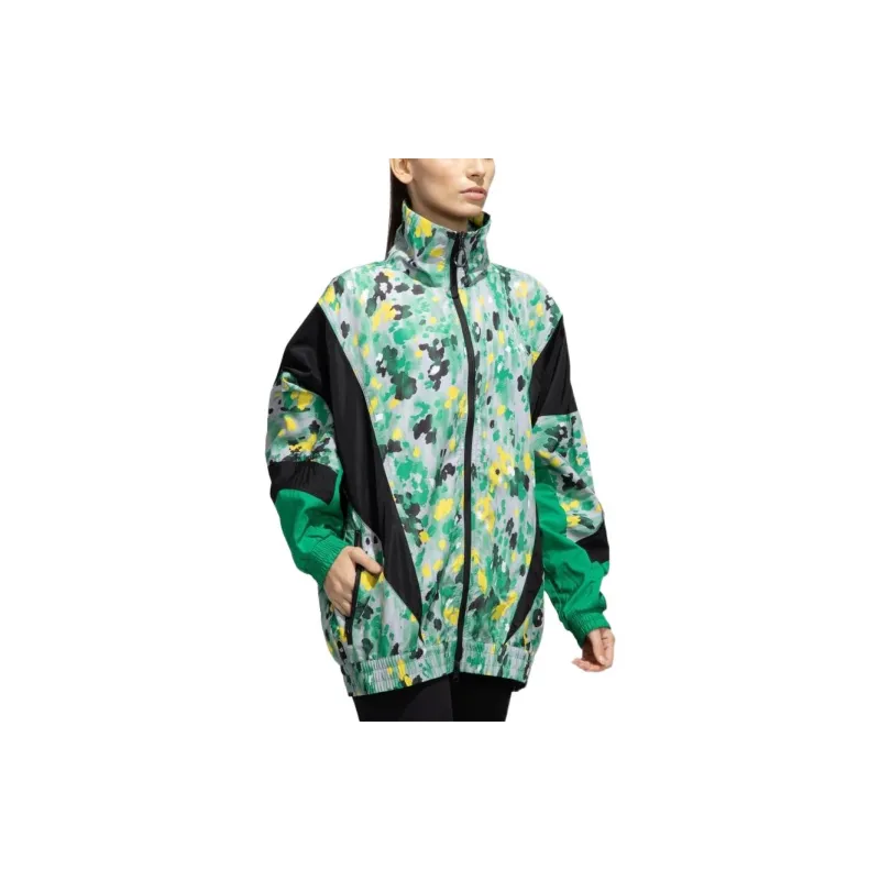 Adidas Speckled Zip up Track Jacket-3