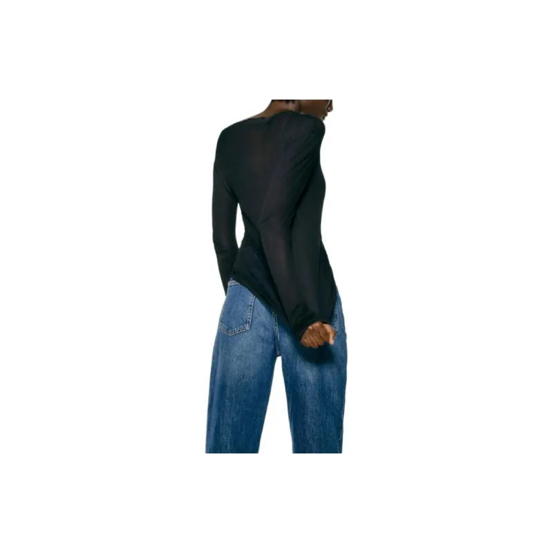 ZARA T-Shirts Women's Black-3